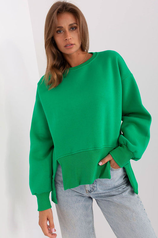 Green Hi-Lo Sweatshirt