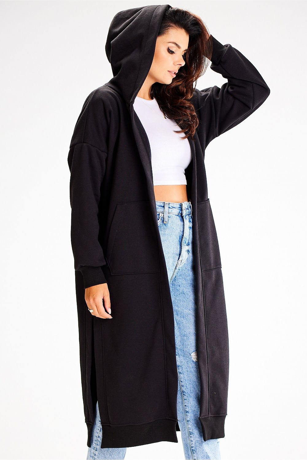 Long Hooded Layer